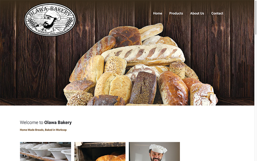 Olawa Bakery Website