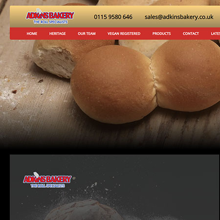 Adkins Bakery Ecommerce Website