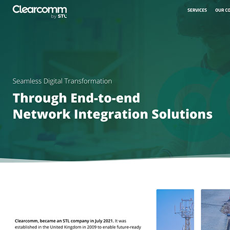 Clearcomm Website Project