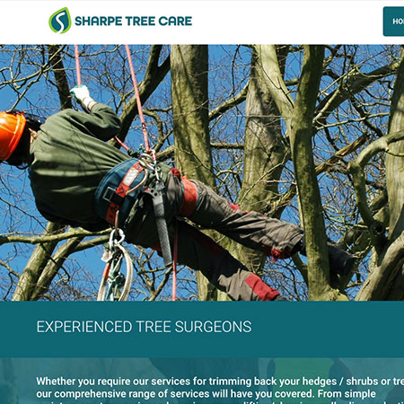 Nottingham-Web-Design-Sharpe-Tree-Project Sharpe Tree Care Website