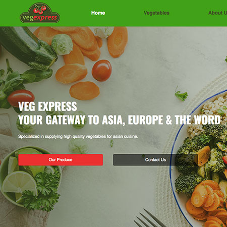 Veg Express Website